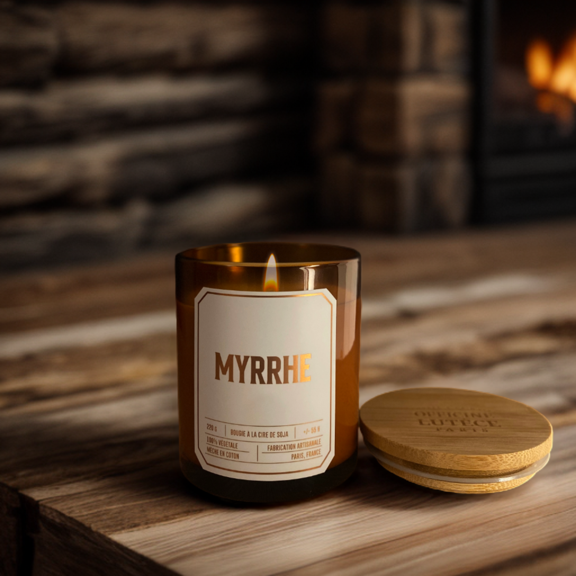 Bougie Parfumée Myrrhe Officine Lutèce