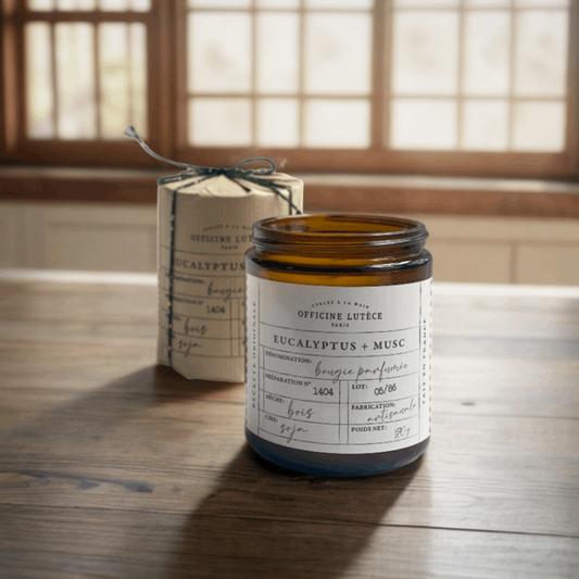 Bougie apothicaire - Eucalyptus + Musc Officine Lutèce