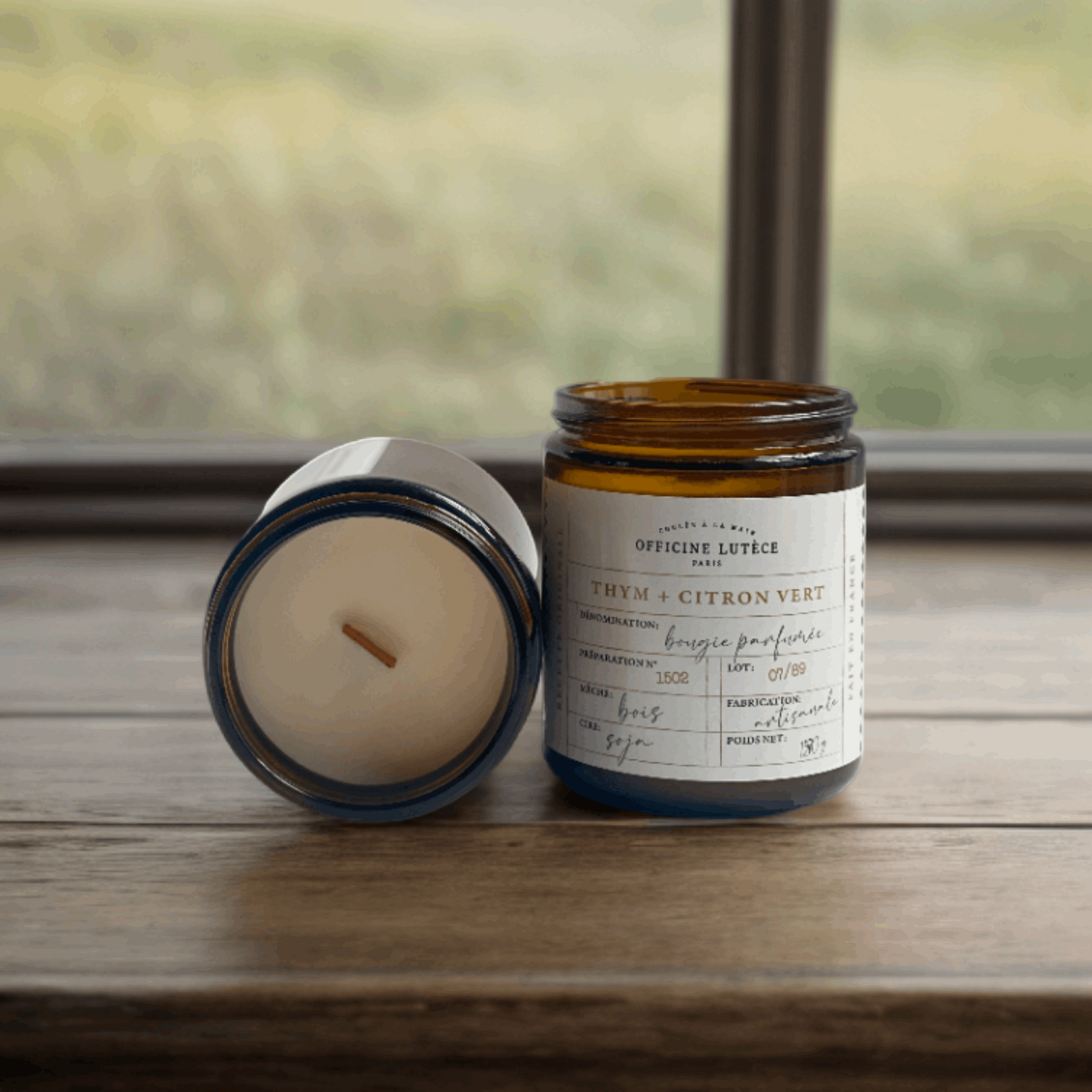 Bougie apothicaire - Thym & Citron Vert Officine Lutèce