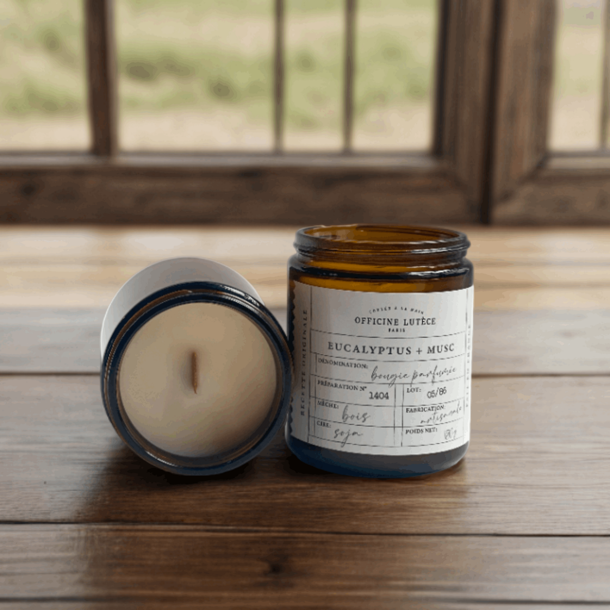 Bougie apothicaire - Eucalyptus + Musc Officine Lutèce