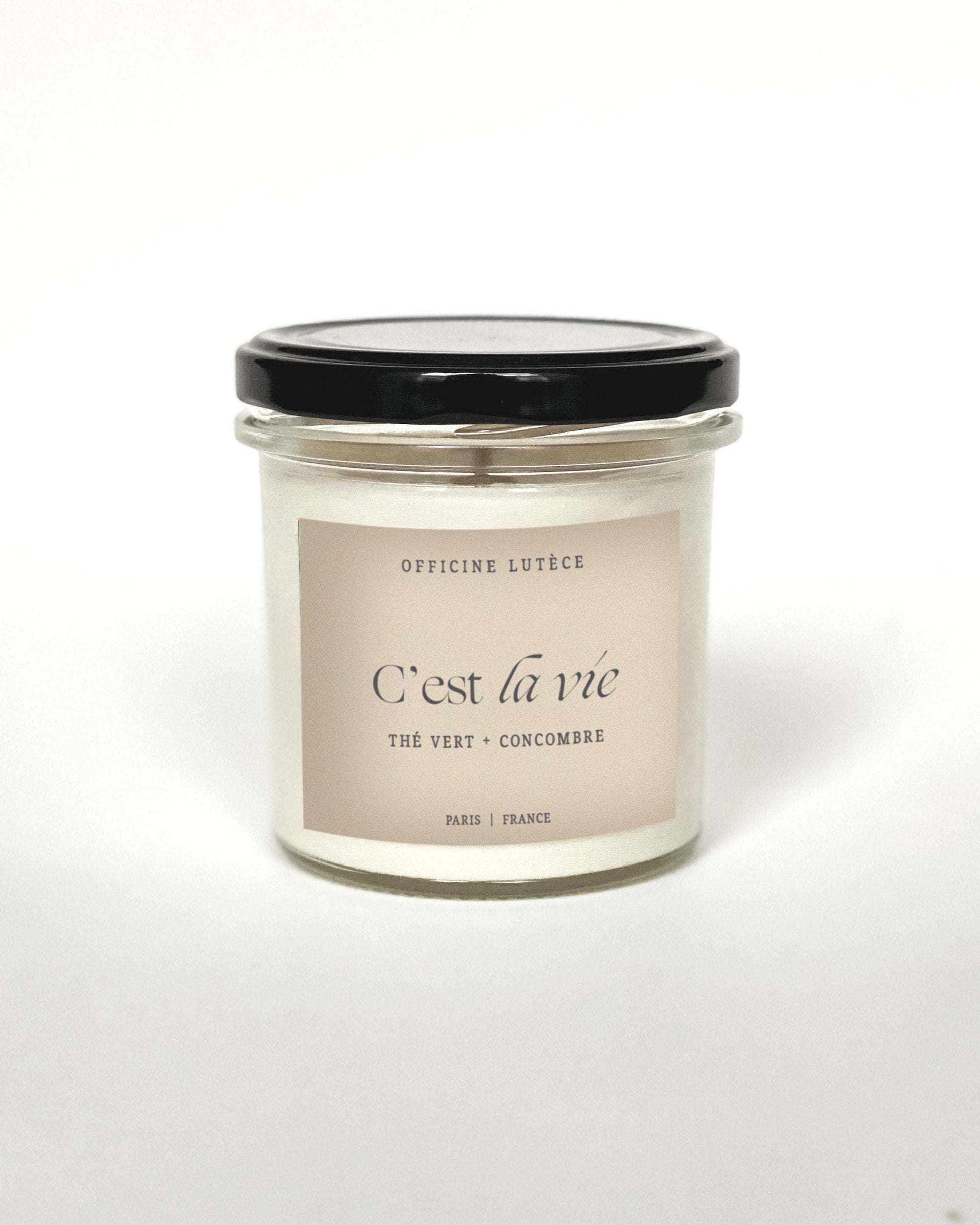 Bougie "C'est la vie" - Thé Vert & Concombre Officine Lutèce