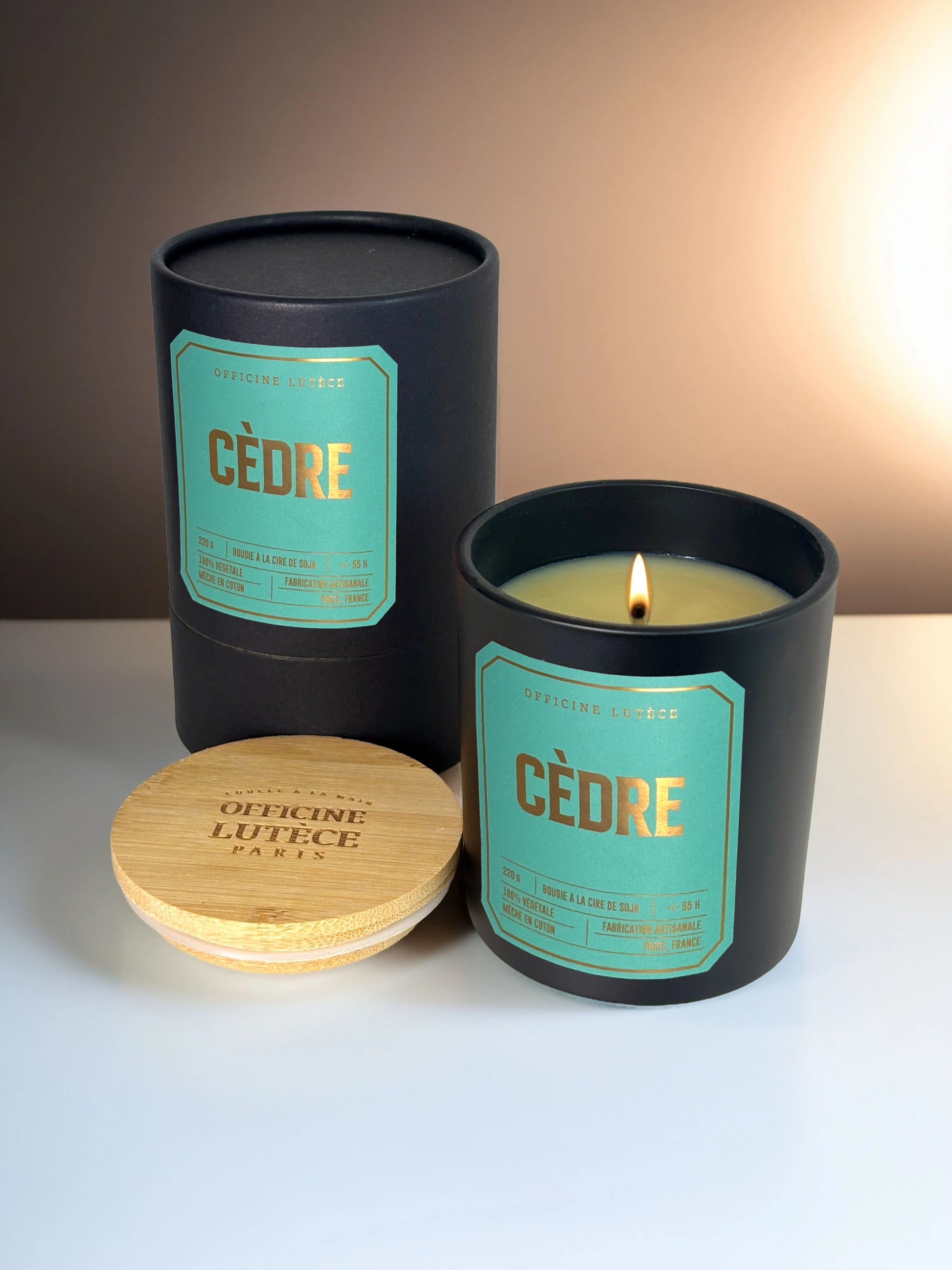 Cèdre - Bougie parfumée Officine Lutèce