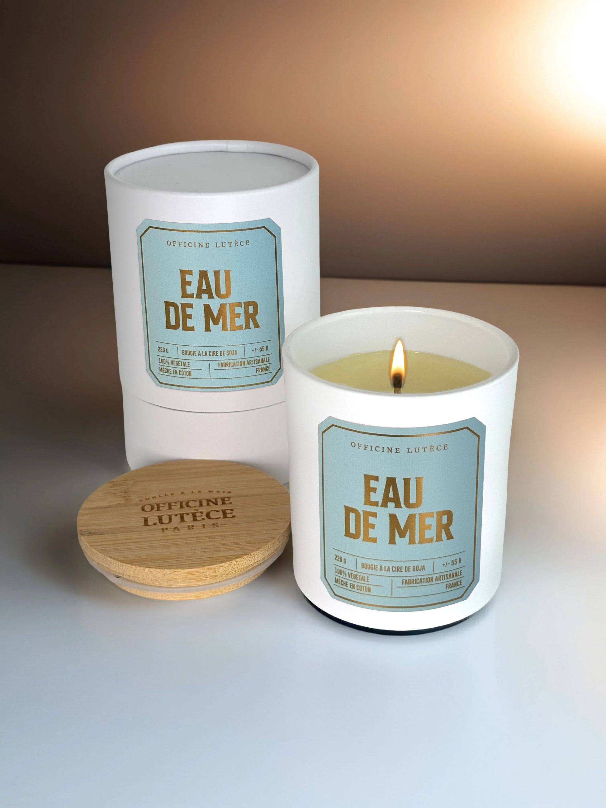 Eau de Mer - Bougie parfumée Officine Lutèce