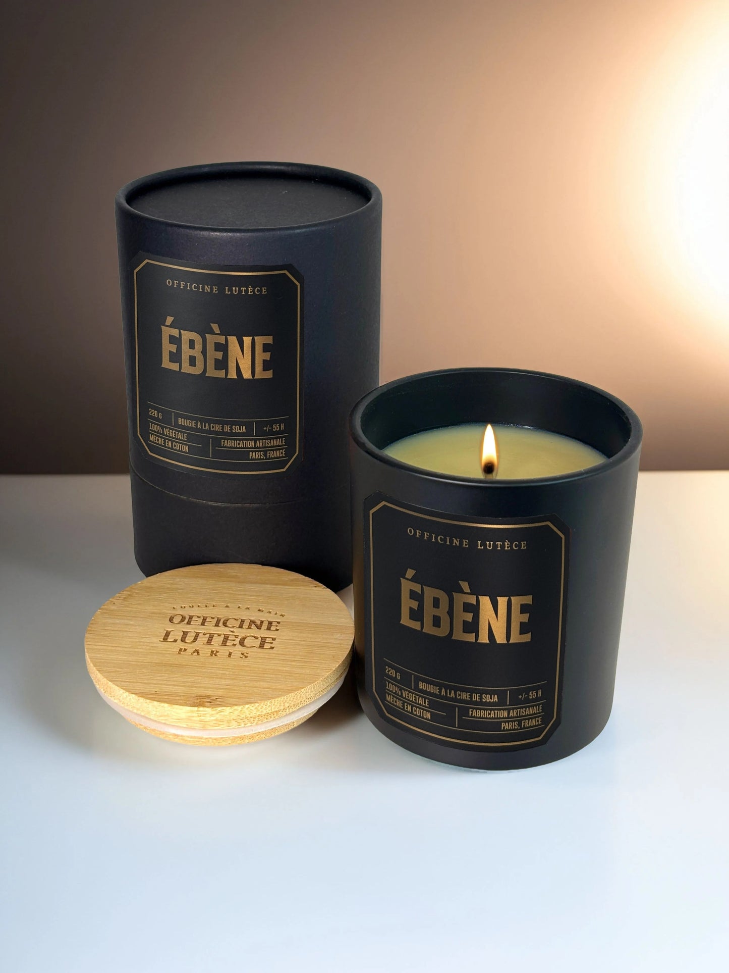 Ébène - Bougie parfumée Officine Lutèce