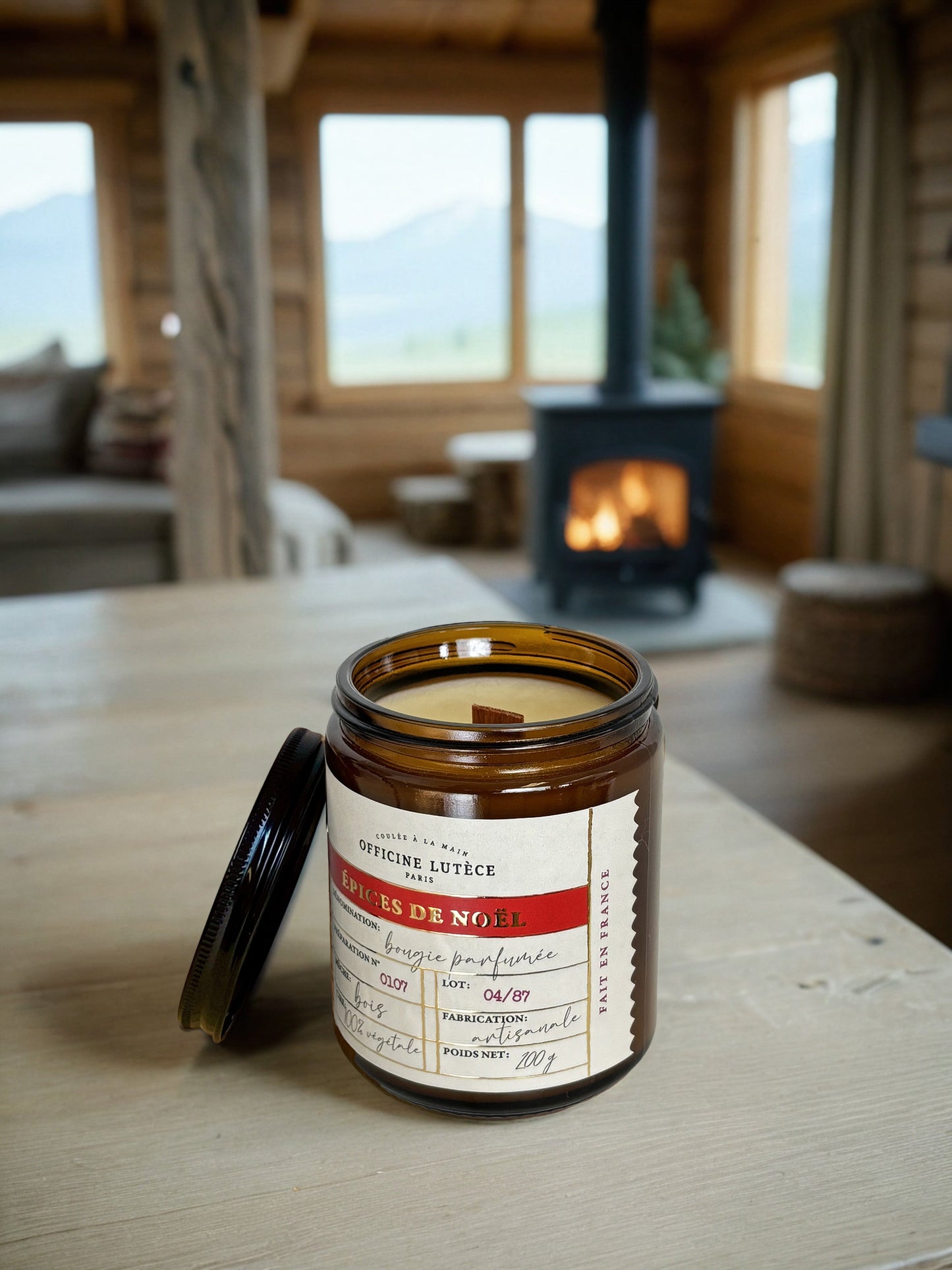 Bougie parfumée Épices de Noël Officine Lutèce