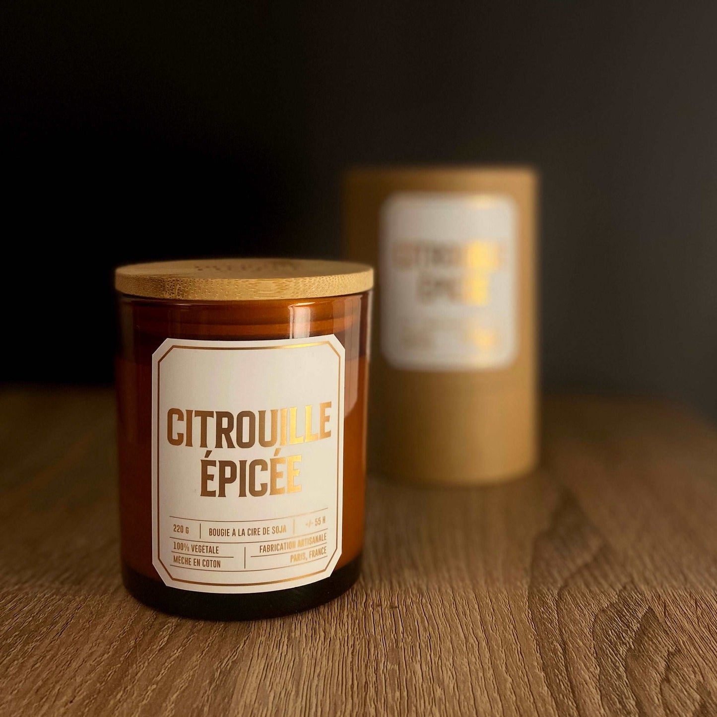 Bougie Parfumée Citrouille Épicé Officine Lutèce