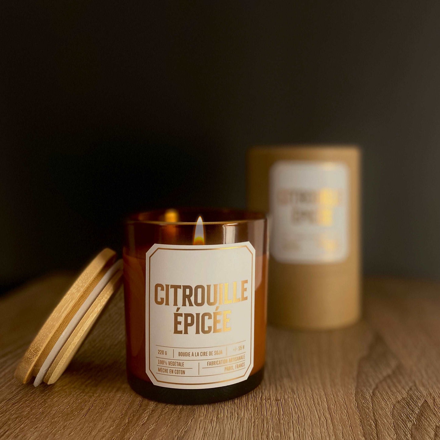 Bougie Parfumée Citrouille Épicé Officine Lutèce