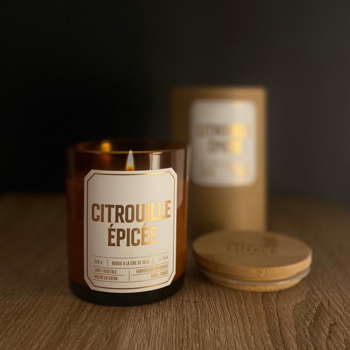 Bougie Parfumée Citrouille Épicé Officine Lutèce