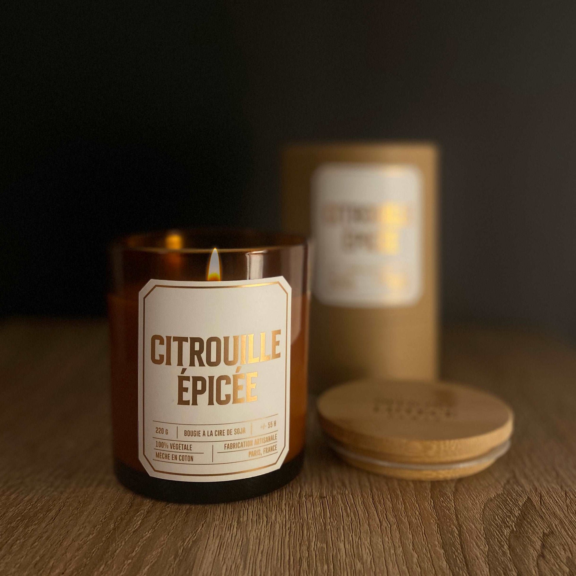 Bougie Parfumée Citrouille Épicé Officine Lutèce