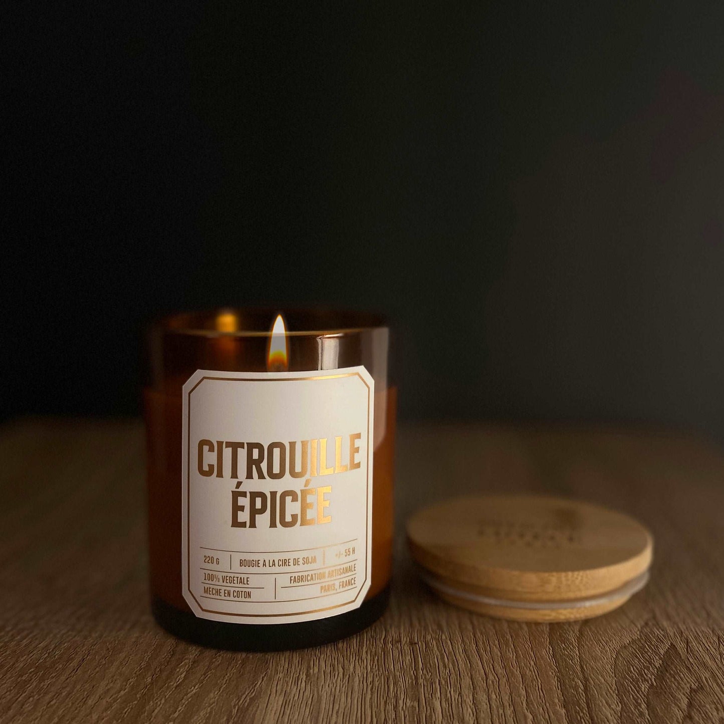 Bougie Parfumée Citrouille Épicé Officine Lutèce