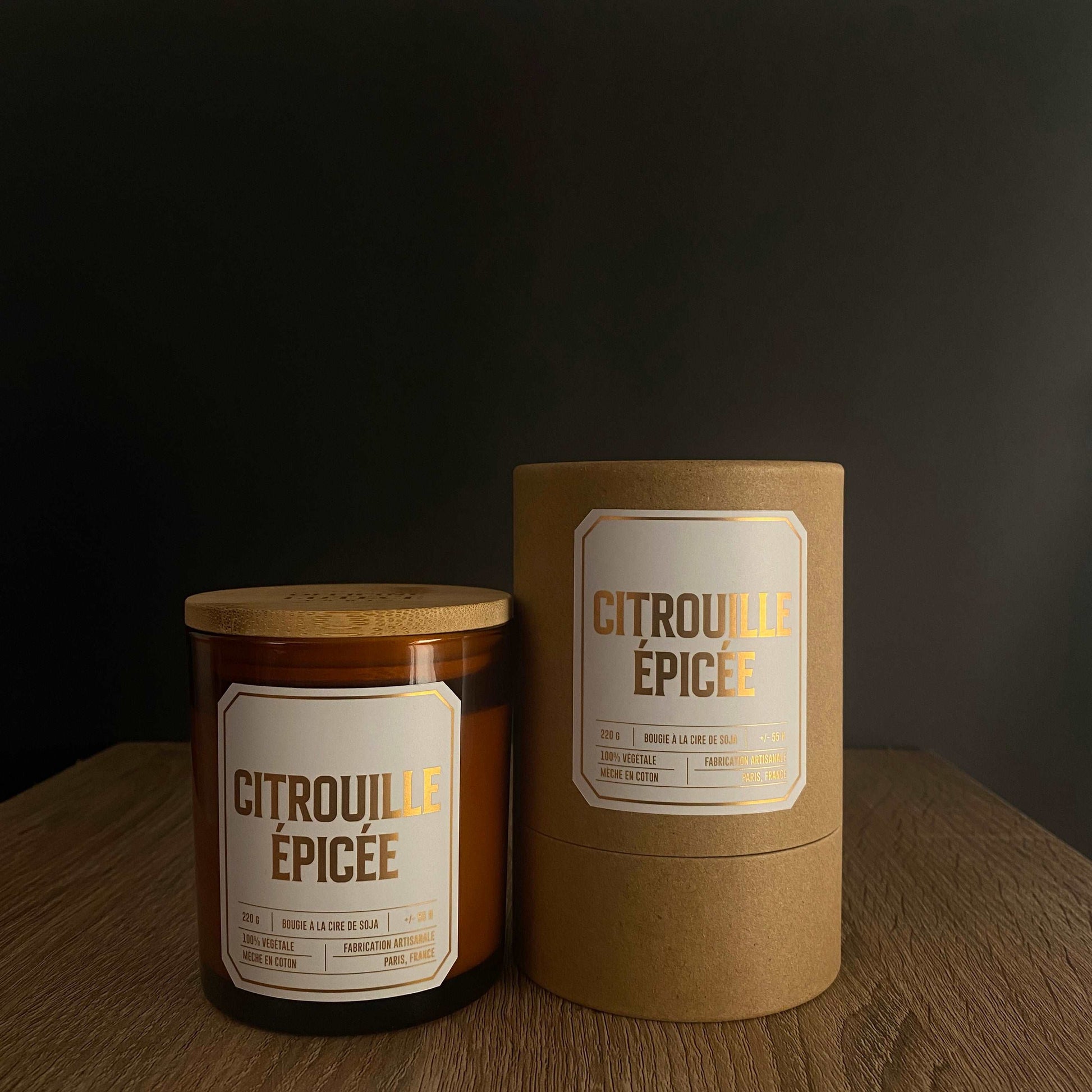 Bougie Parfumée Citrouille Épicé Officine Lutèce