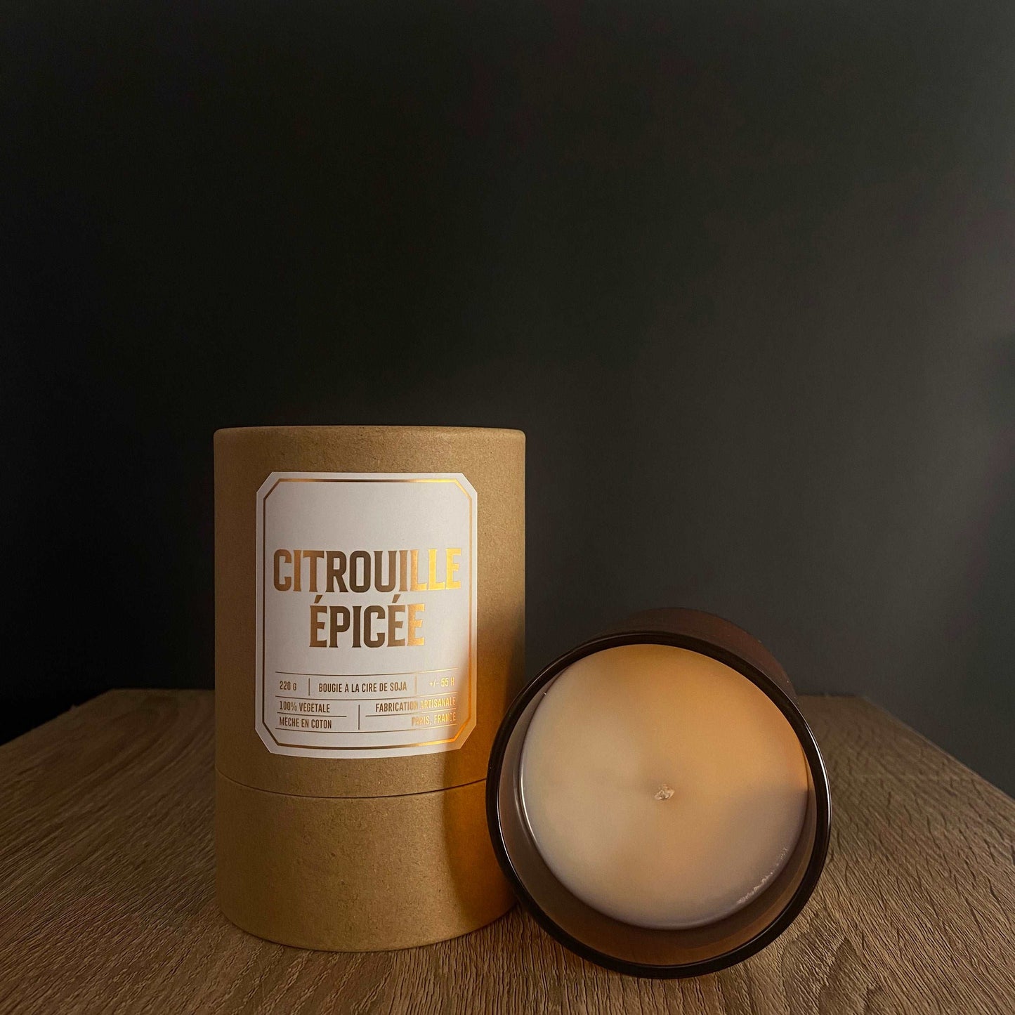 Bougie Parfumée Citrouille Épicé Officine Lutèce
