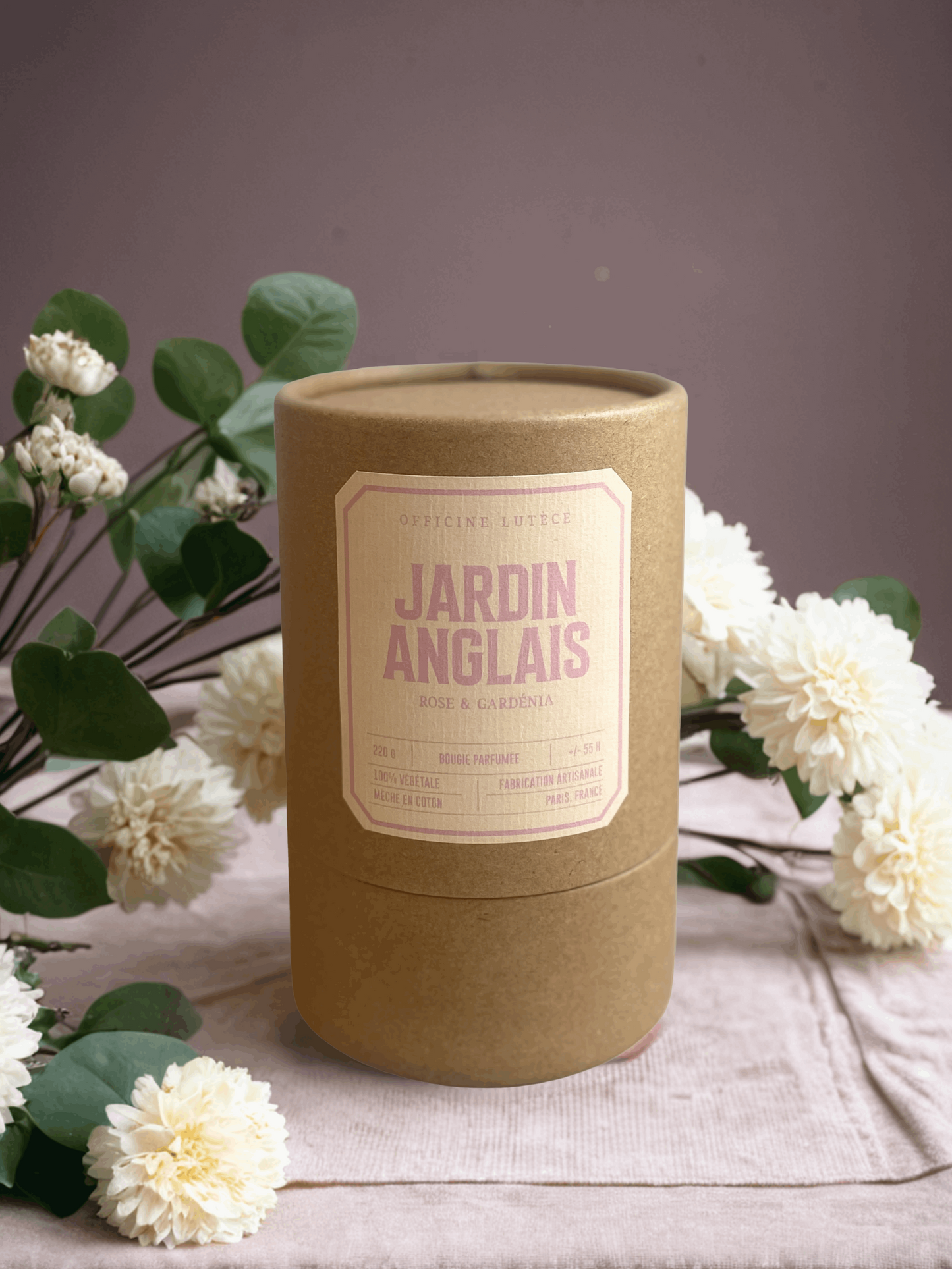 Bougie Jardin Anglais  - Rose & Gardénia Officine Lutèce