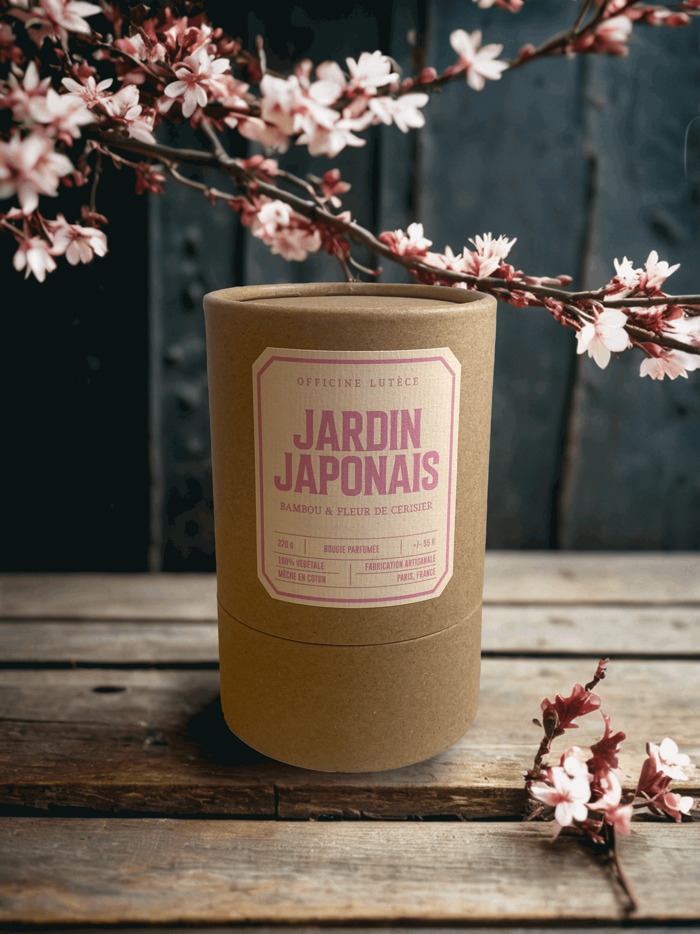 Bougie Jardin Japonais - Bambou & Fleur de Cerisier Officine Lutèce