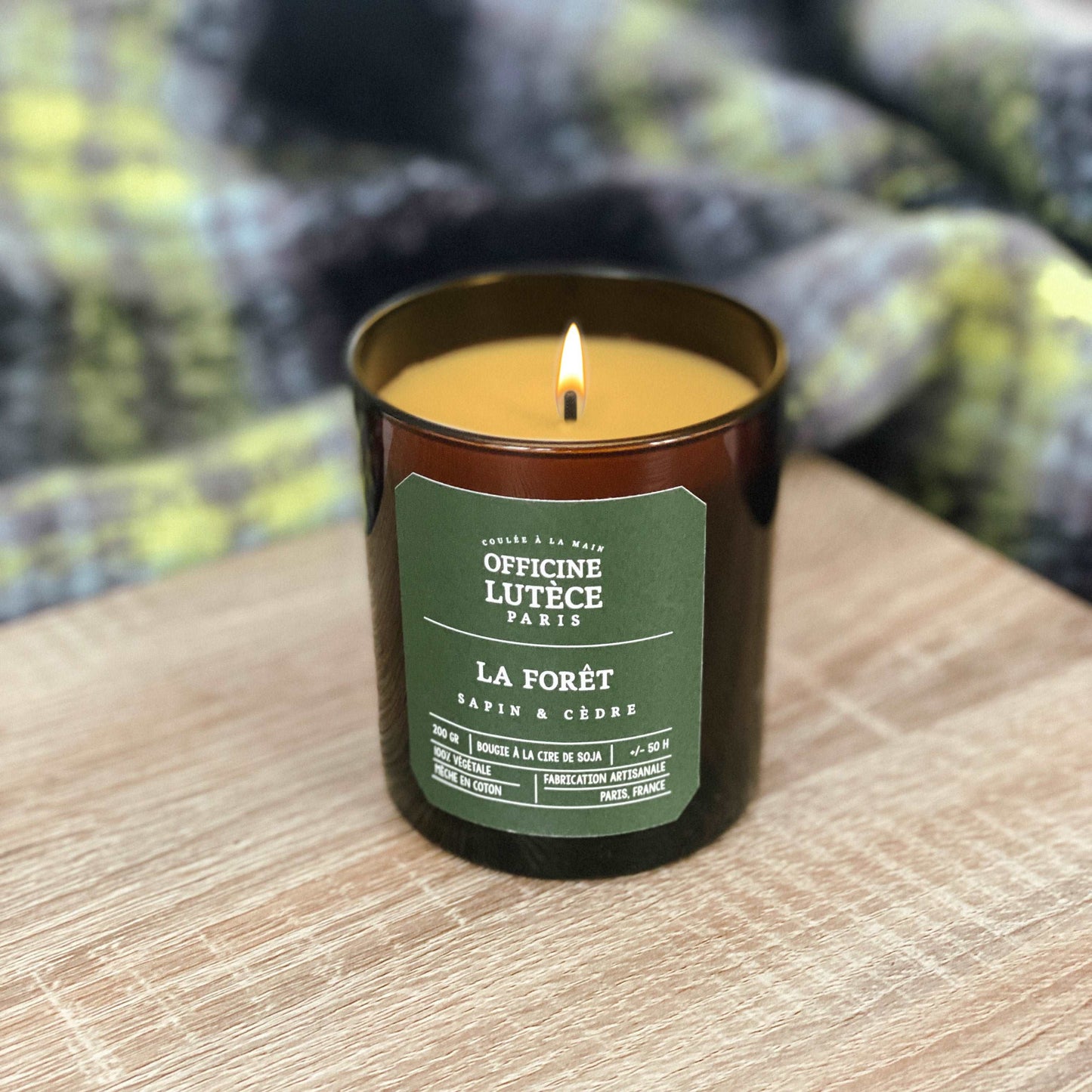 Bougie Parfumée "La Forêt" - Sapin et Cèdre Officine Lutèce