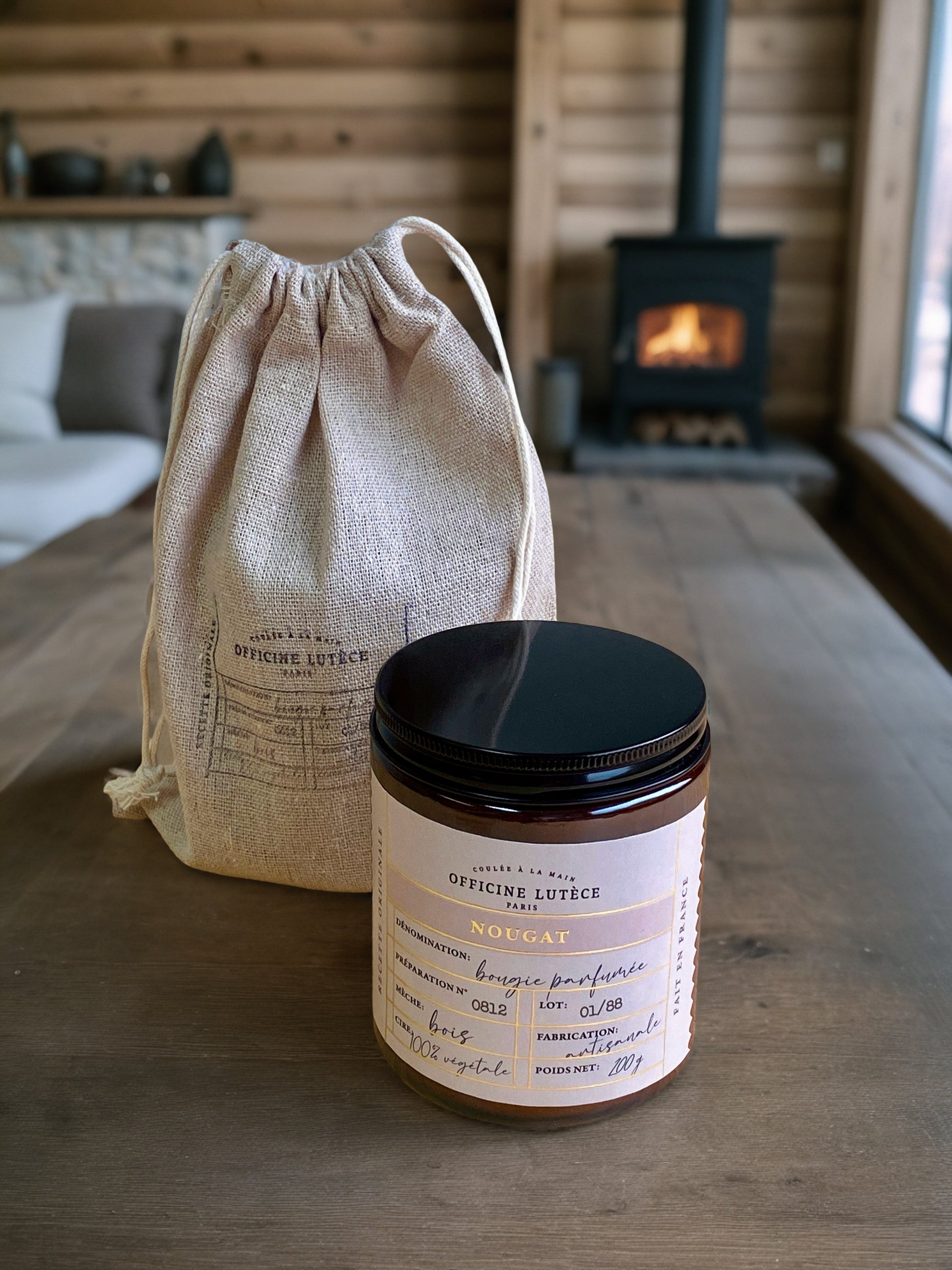 Bougie parfumée Nougat Officine Lutèce
