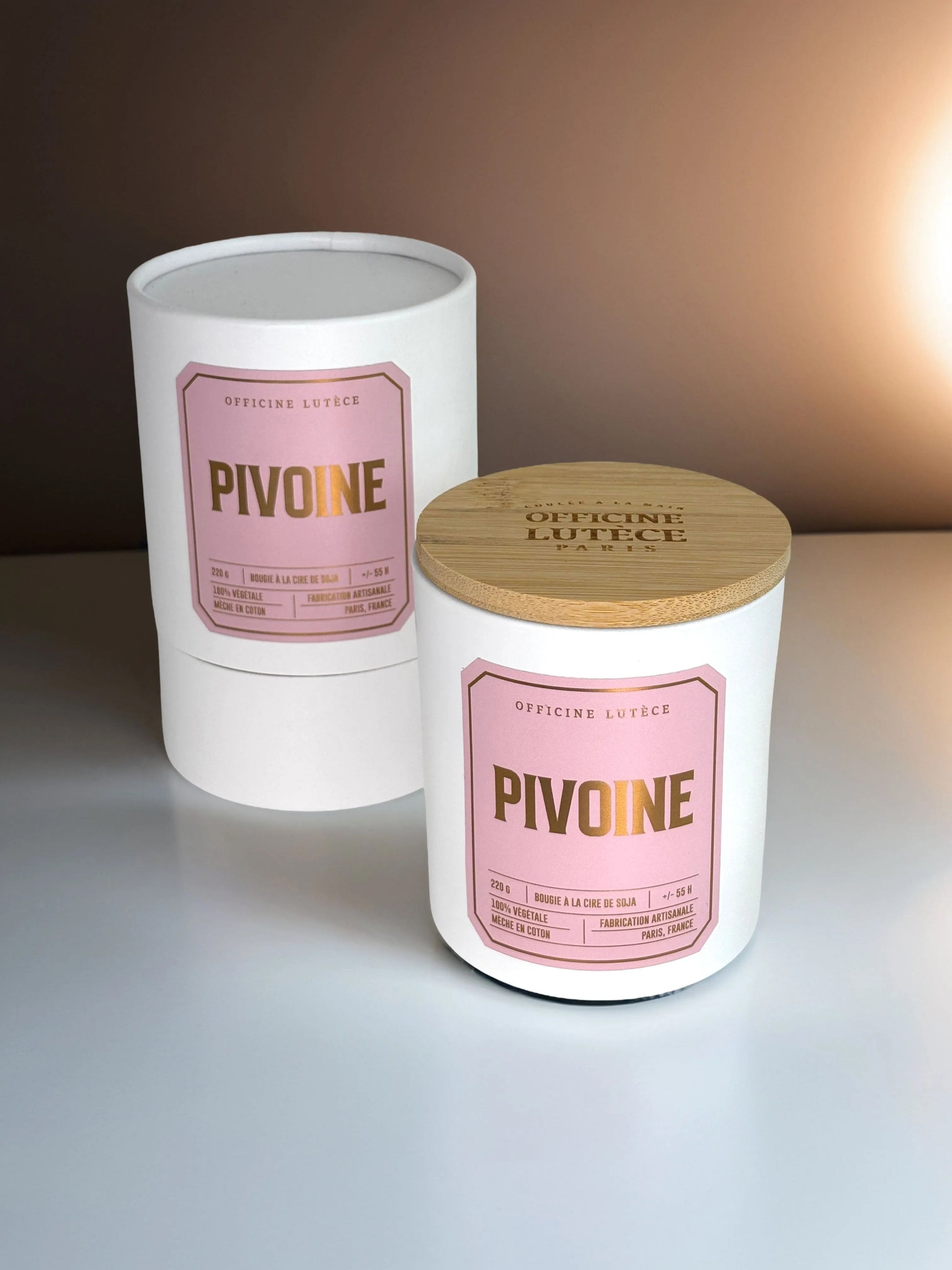 Pivoine - Bougie parfumée Officine Lutèce