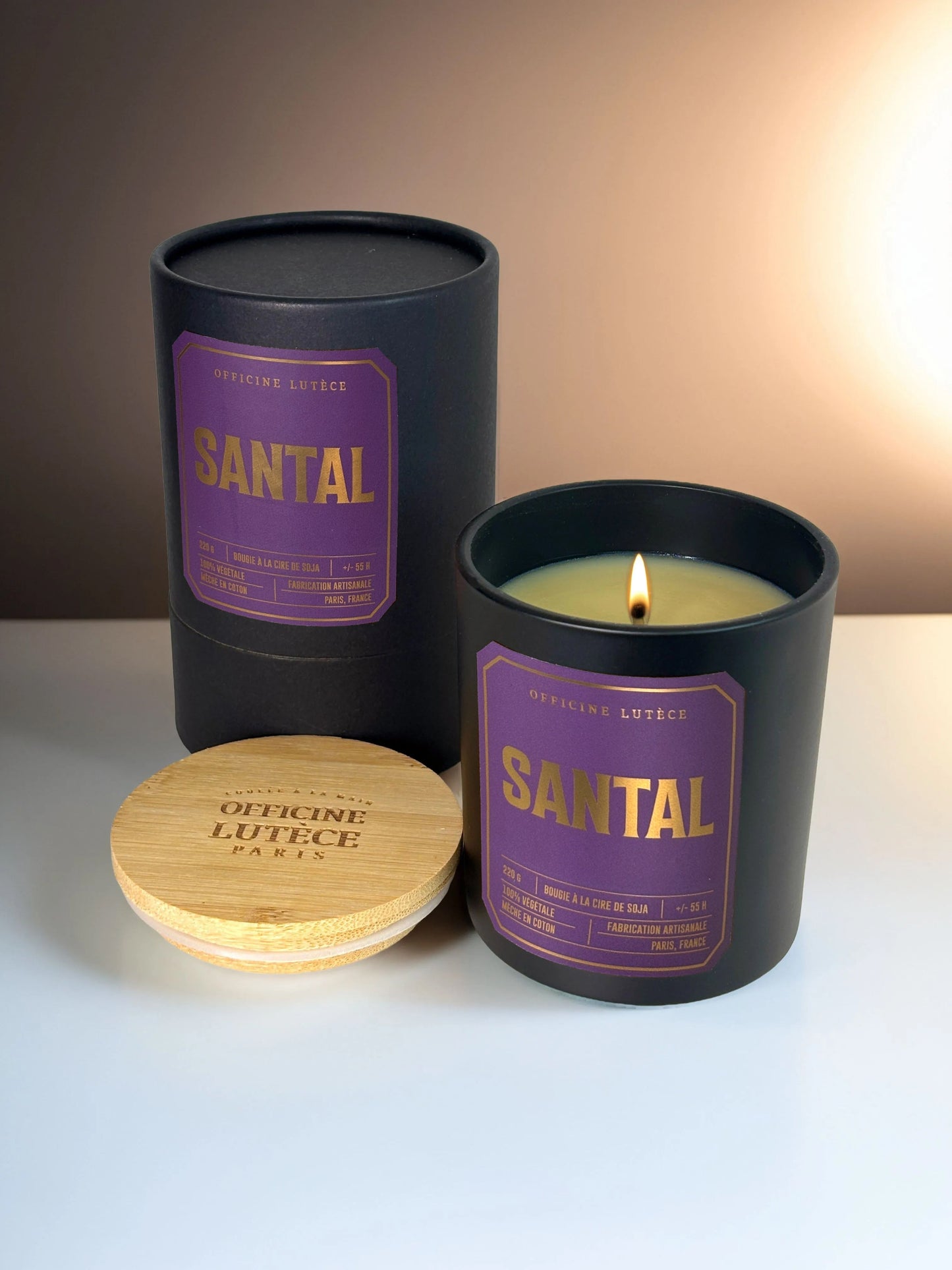 Santal - Bougie parfumée Officine Lutèce