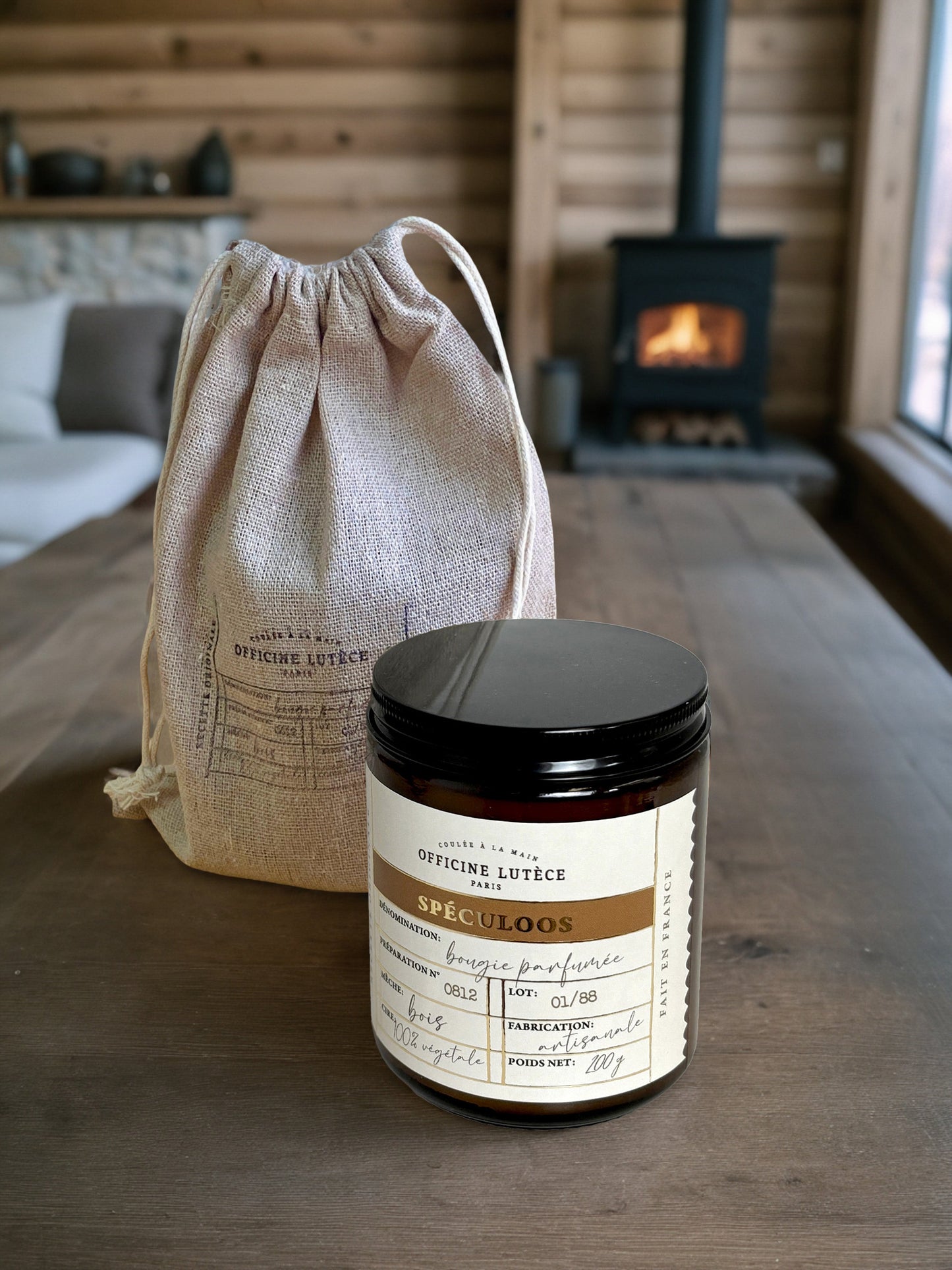 Bougie parfumée Spéculoos Officine Lutèce