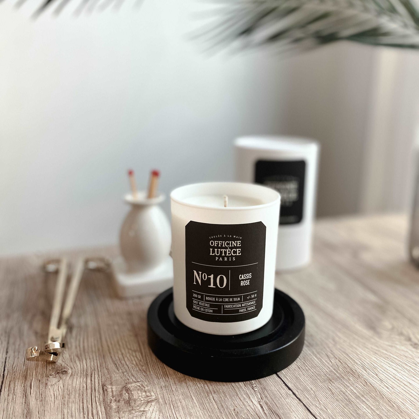 Bougie parfumée N°10 Cassis Rose Officine Lutèce