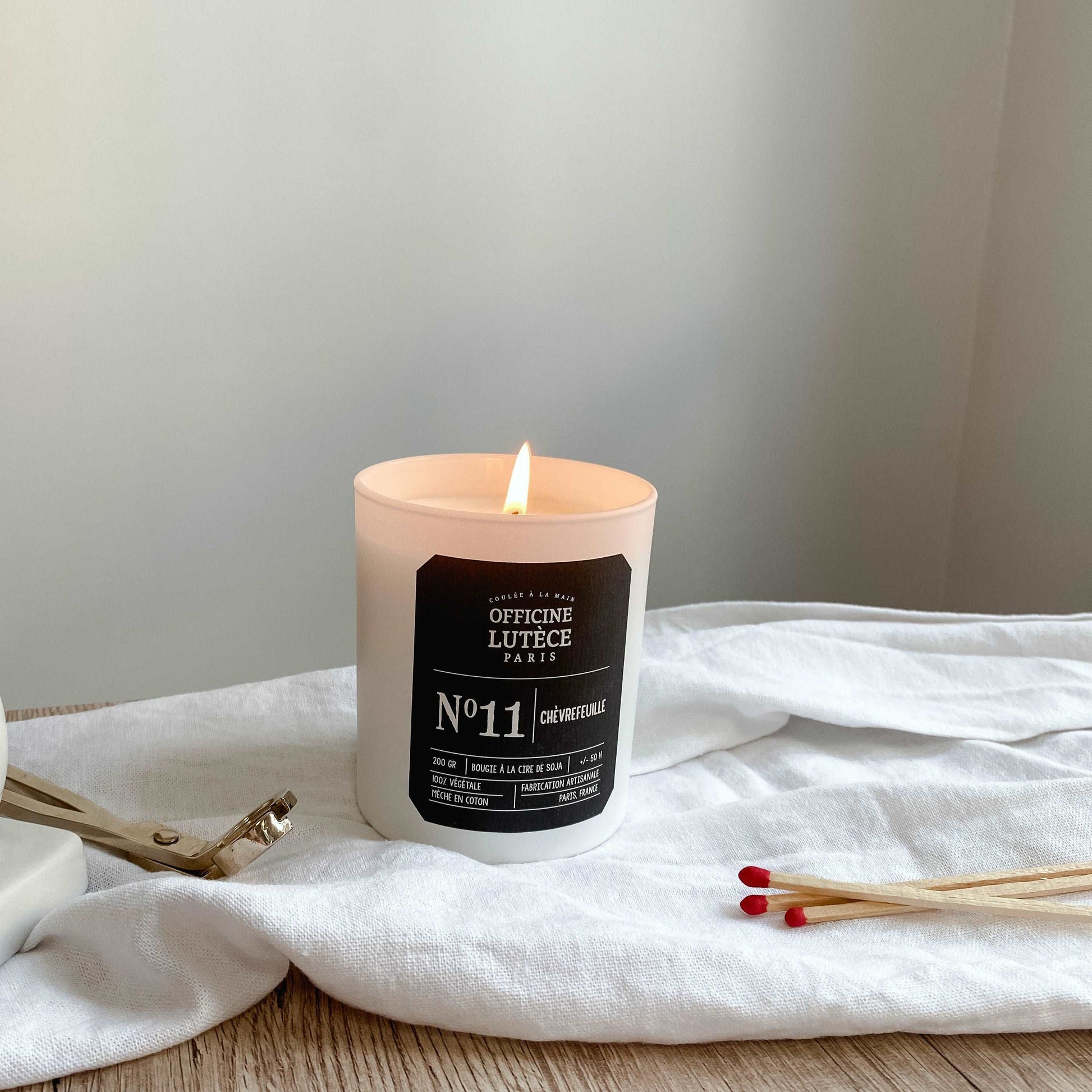 Bougie parfumée N°11 Chèvrefeuille Officine Lutèce