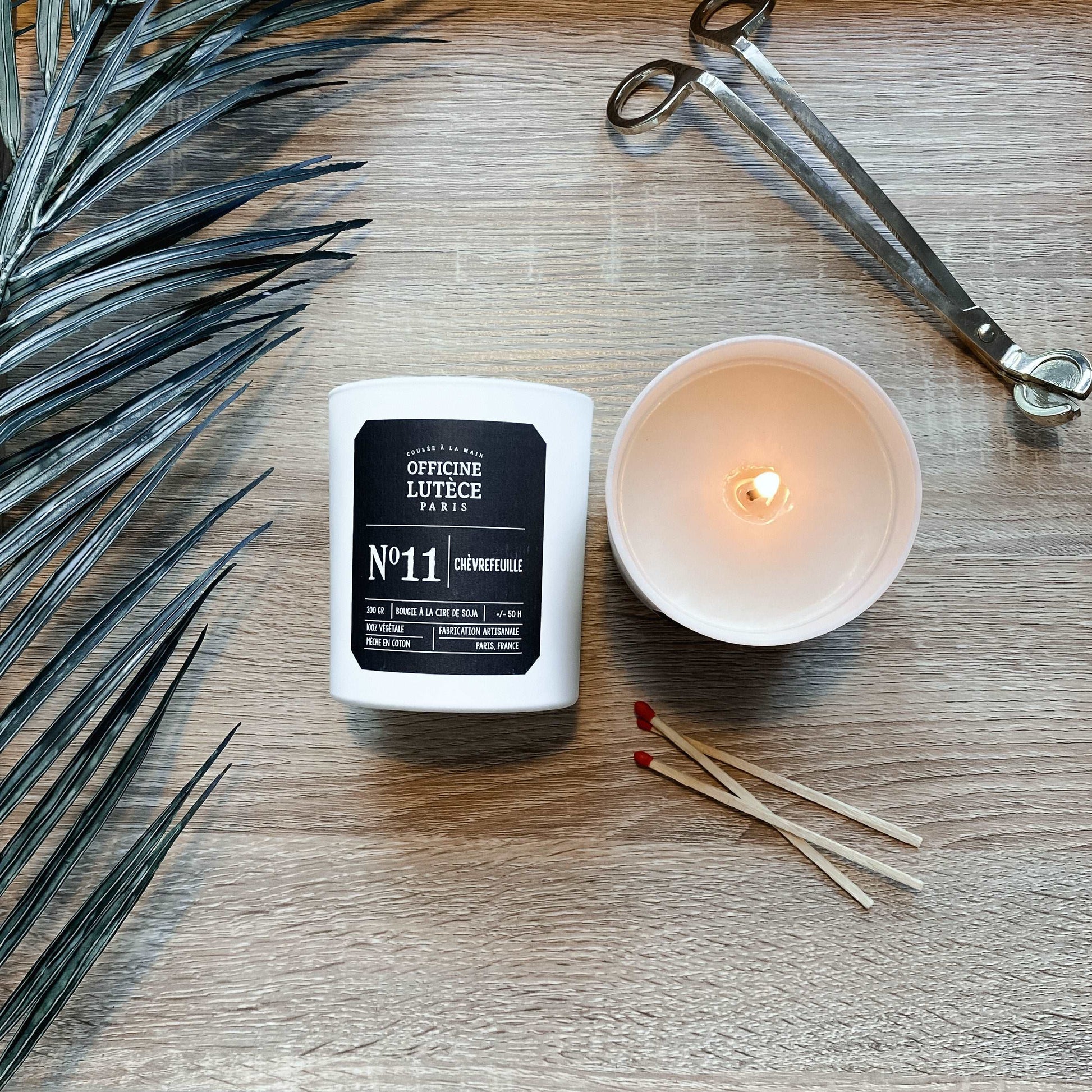 Bougie parfumée N°11 Chèvrefeuille Officine Lutèce