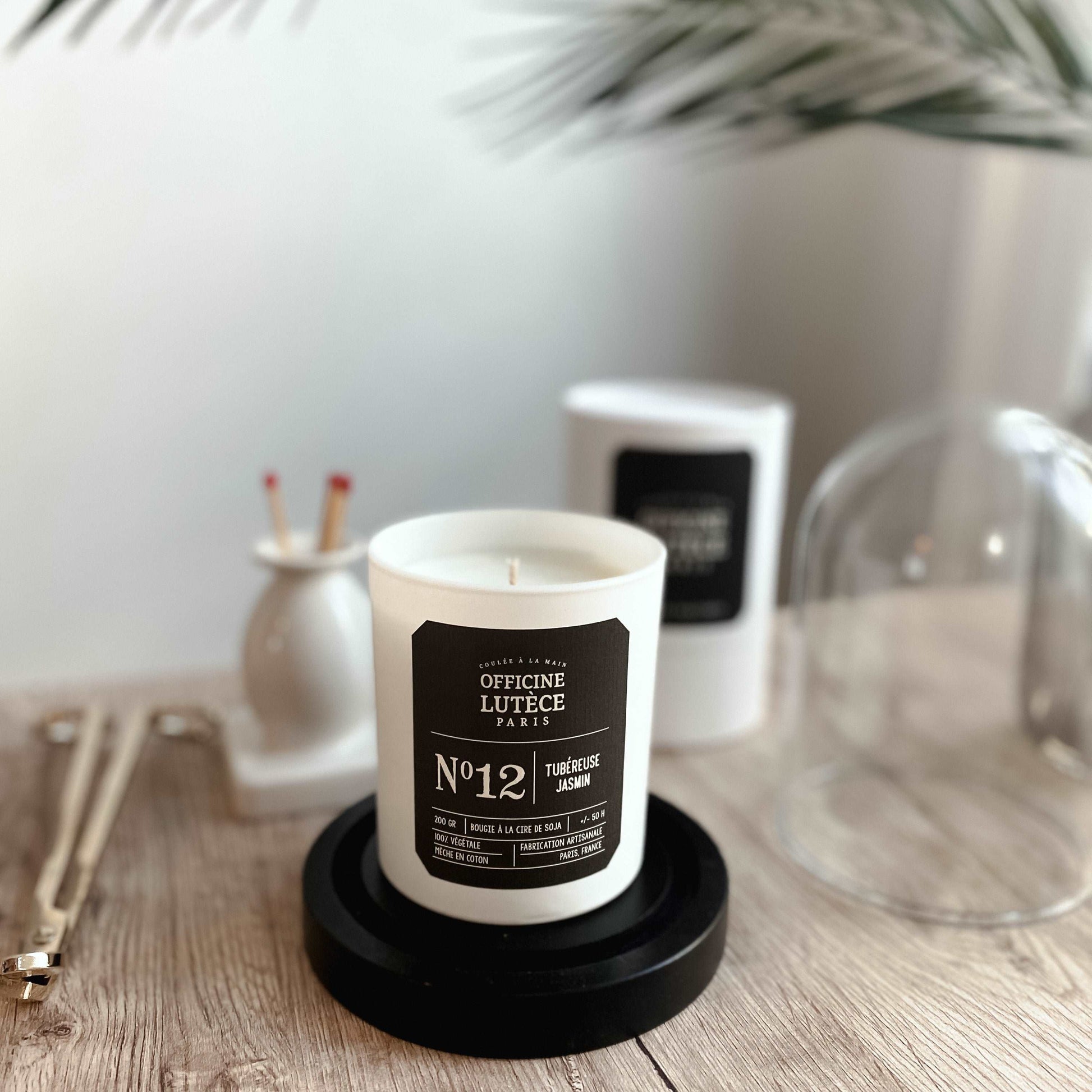 Bougie parfumée N°12 Tubéreuse Jasmin Officine Lutèce