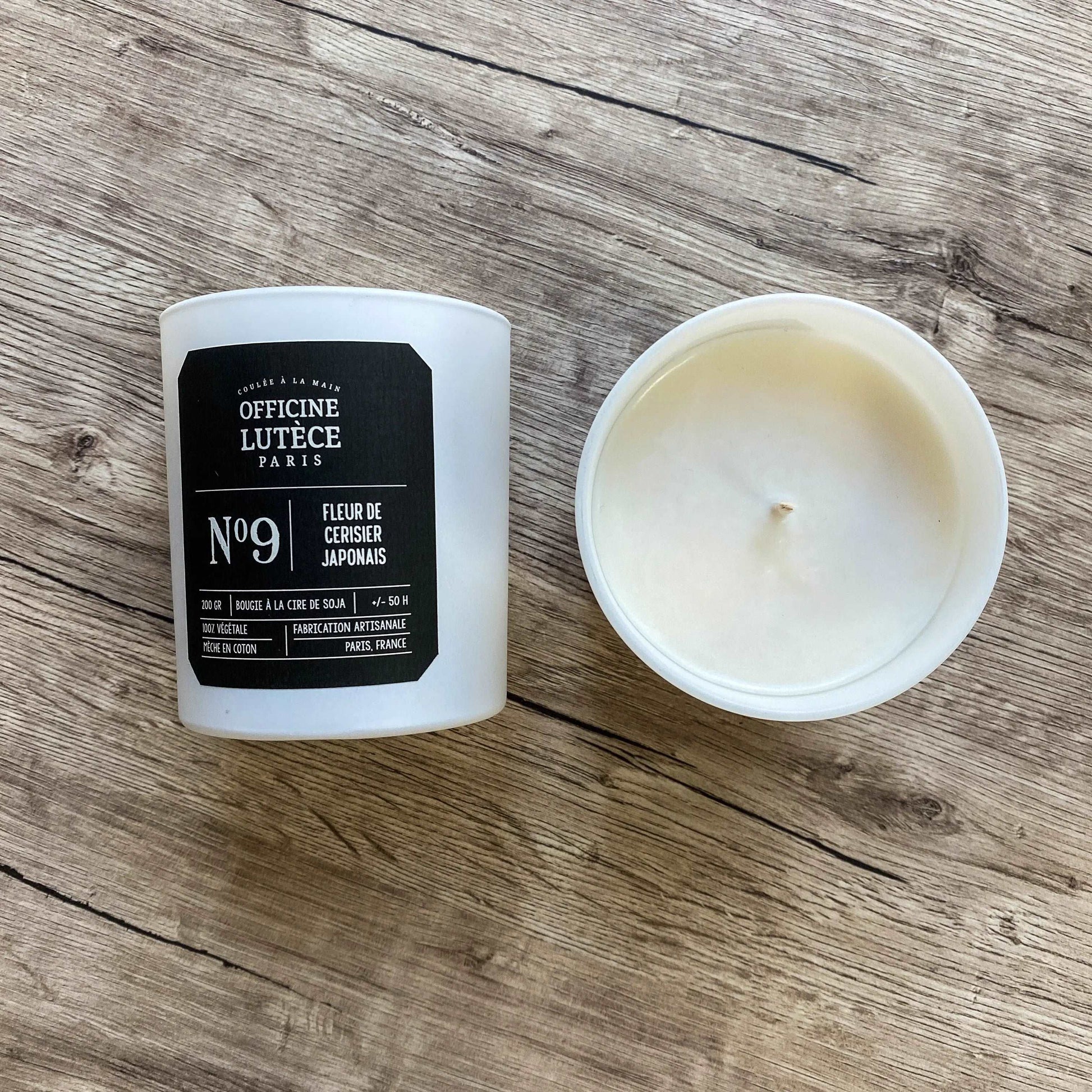 Bougie parfumée N°9 Fleur de Cerisier Officine Lutèce