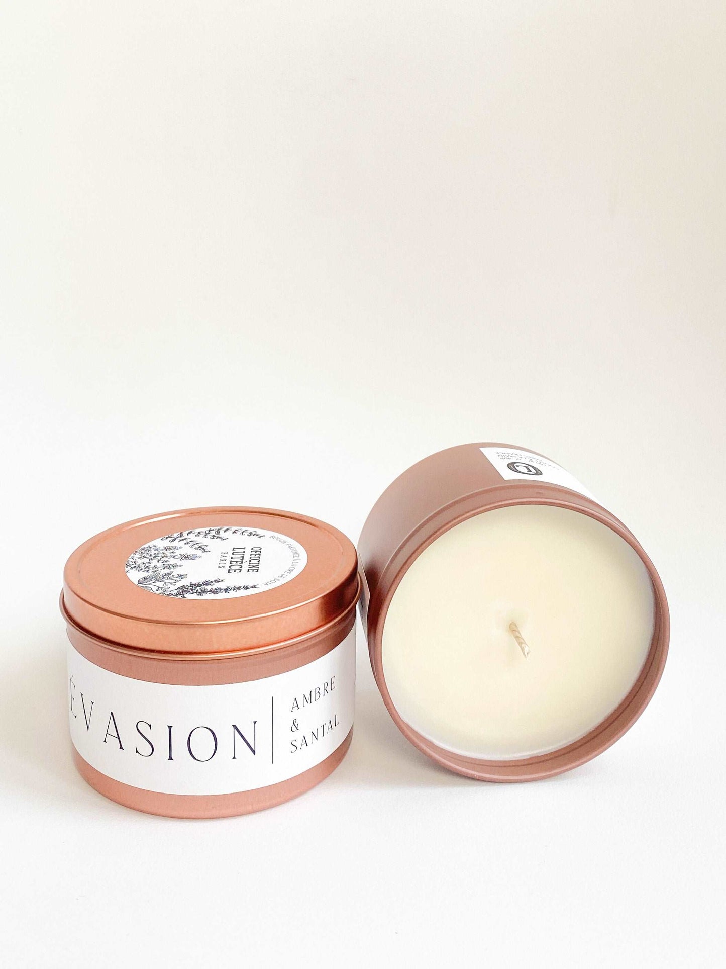 Bougie Évasion - Ambre & Santal Officine Lutèce