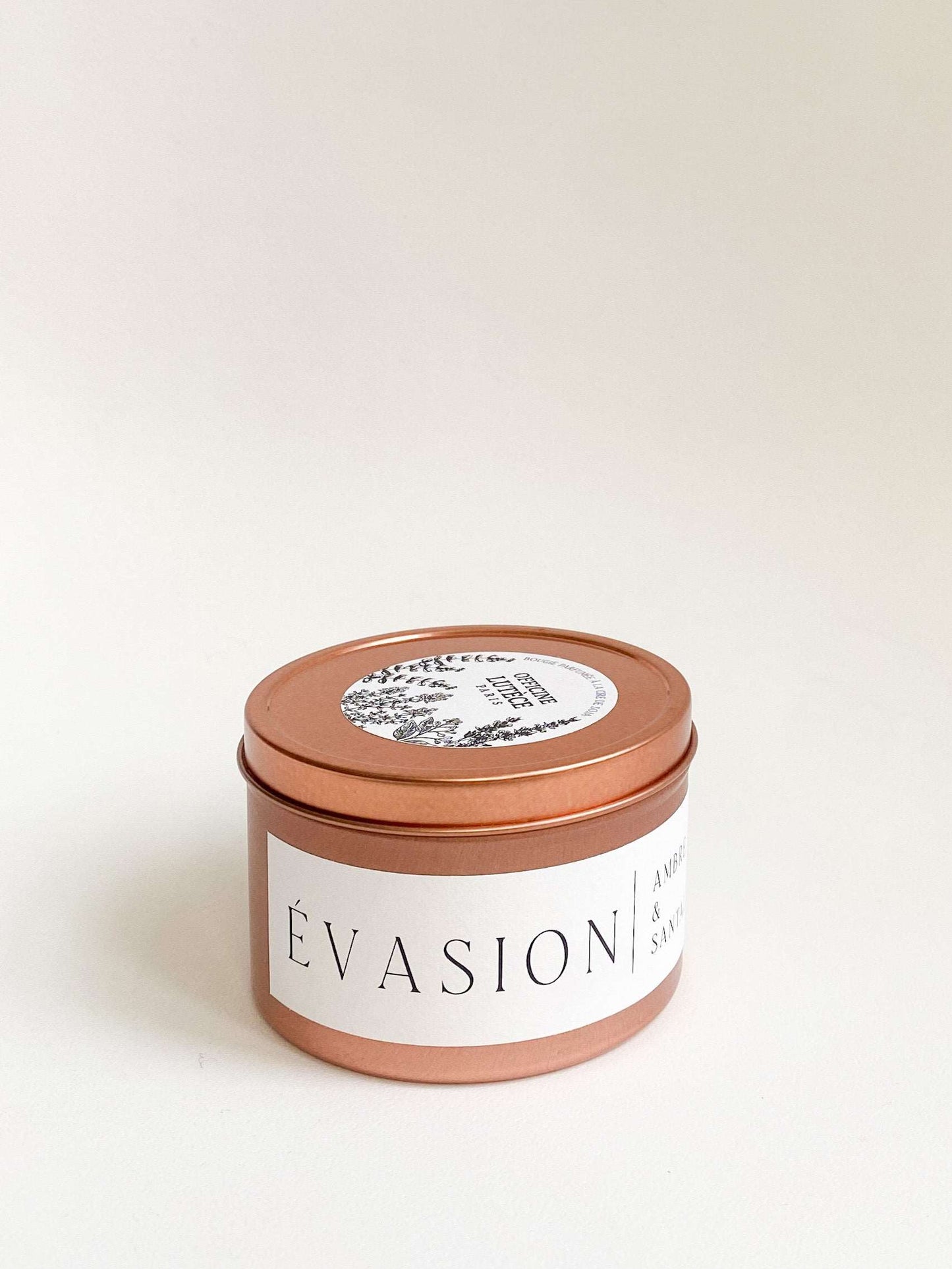 Bougie Évasion - Ambre & Santal Officine Lutèce