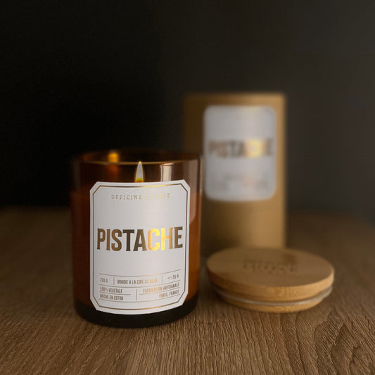 Bougie Parfumée Pistache Officine Lutèce