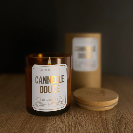 Bougie Parfumée Cannelle Douce Officine Lutèce