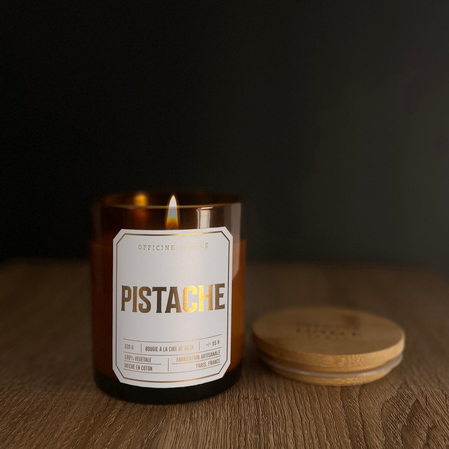 Bougie Parfumée Pistache Officine Lutèce