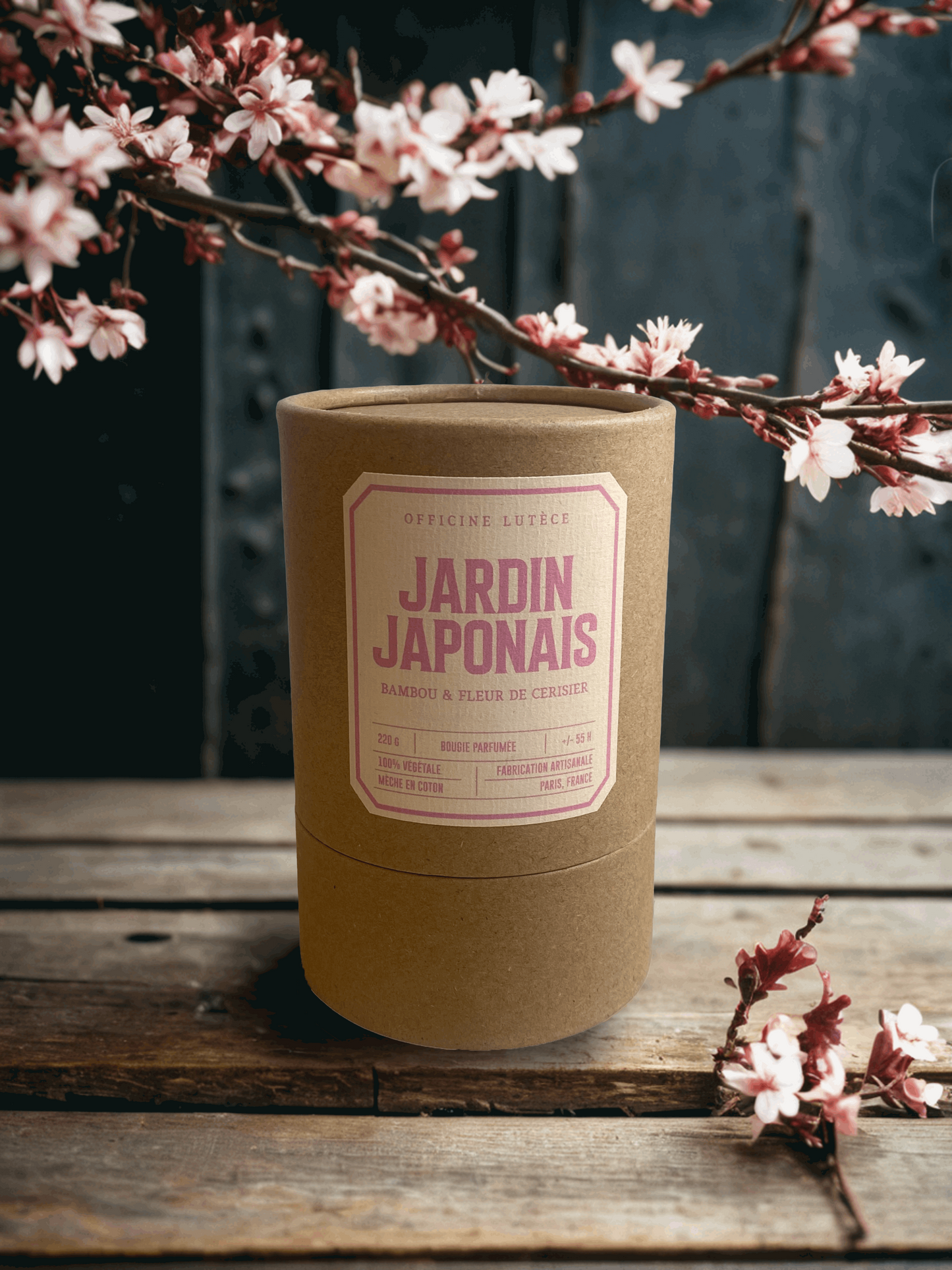 Bougie Jardin Japonais  - Bambou & Fleur de Cerisier Officine Lutèce