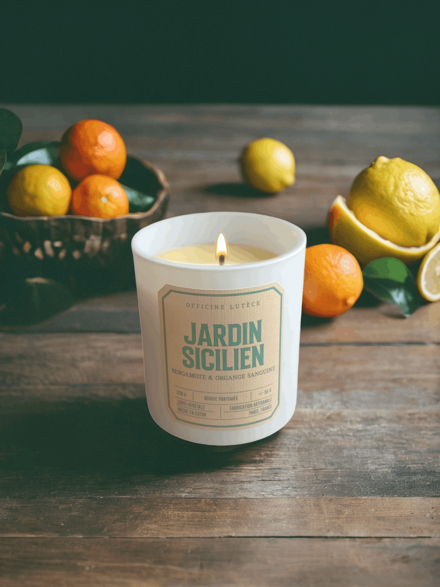 Bougie Jardin Sicilien  - Bergamote & Orange sanguine Officine Lutèce