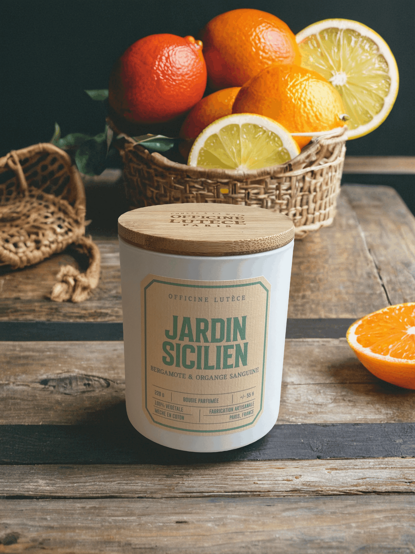 Bougie Jardin Sicilien  - Bergamote & Orange sanguine Officine Lutèce