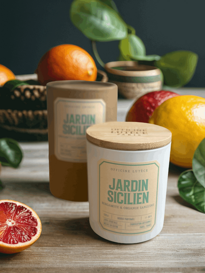 Bougie Jardin Sicilien  - Bergamote & Orange sanguine Officine Lutèce