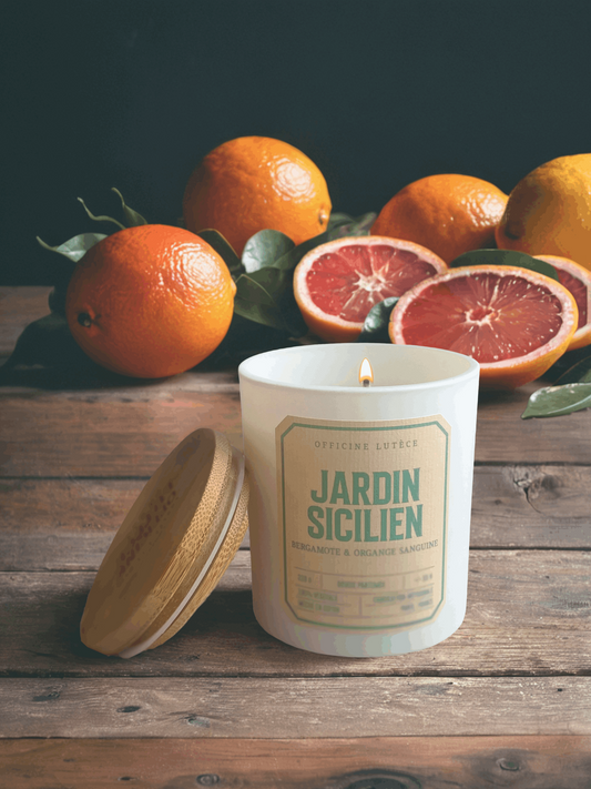 Bougie Jardin Sicilien  - Bergamote & Orange sanguine Officine Lutèce