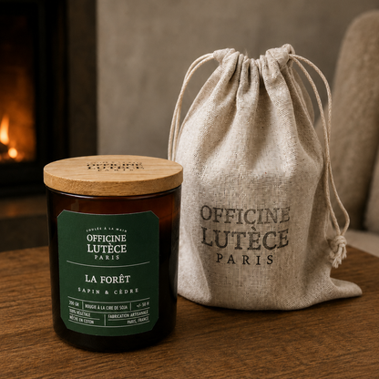 Bougie Parfumée "La Forêt" - Sapin et Cèdre Officine Lutèce