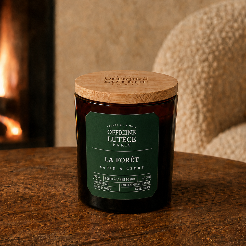 Bougie Parfumée "La Forêt" - Sapin et Cèdre Officine Lutèce