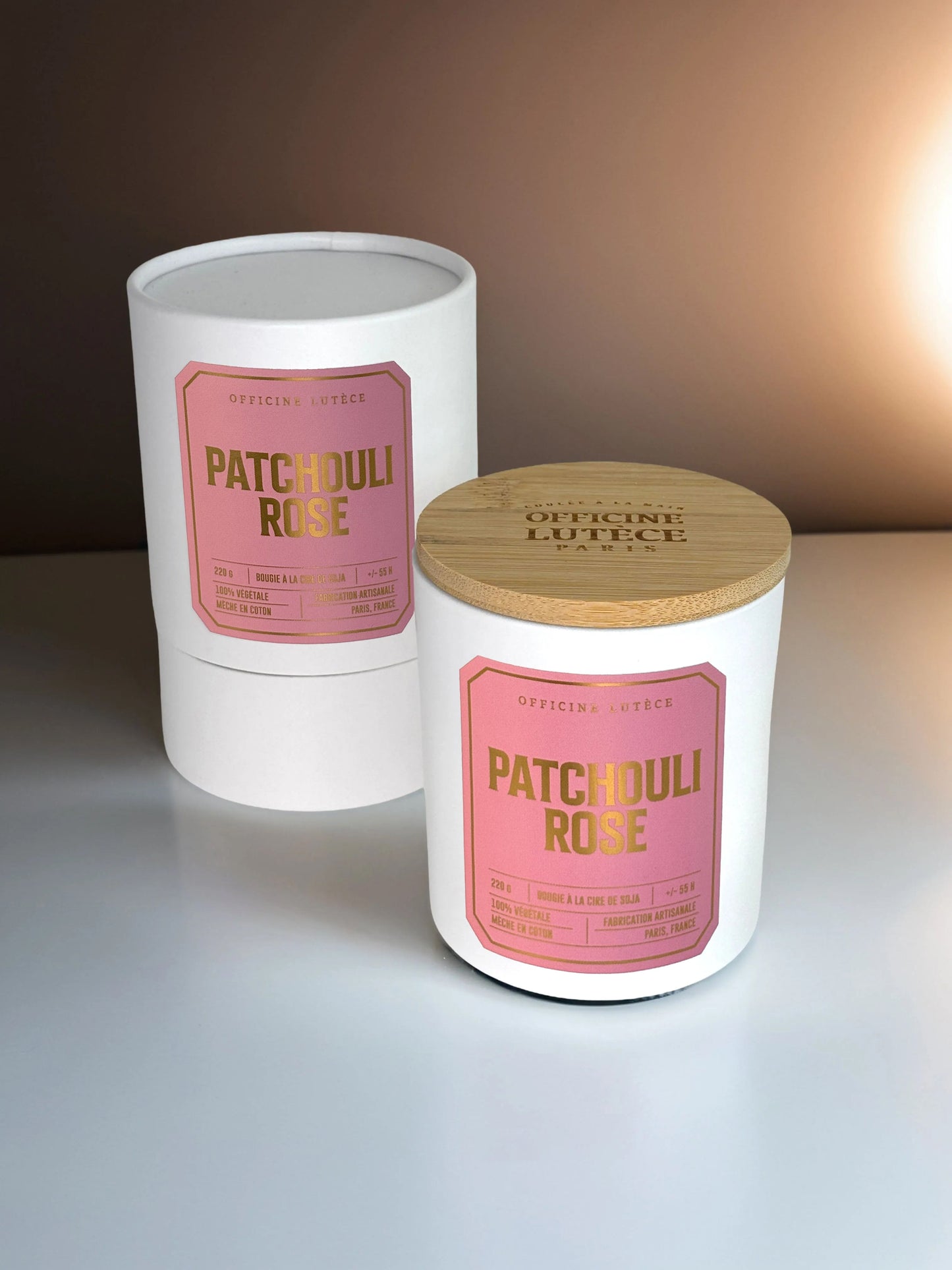 Patchouli Rose - Bougie parfumée Officine Lutèce
