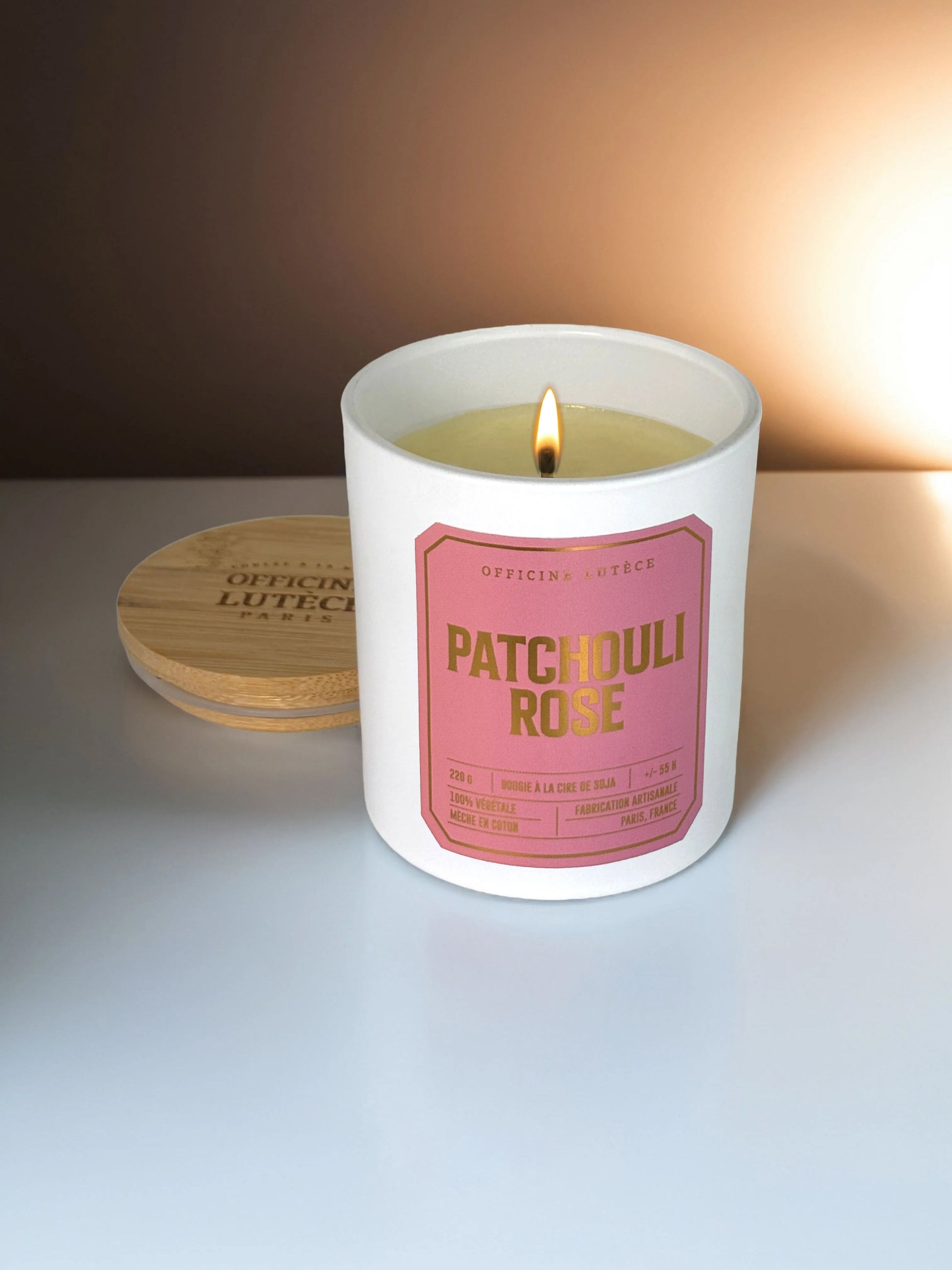 Patchouli Rose - Bougie parfumée Officine Lutèce