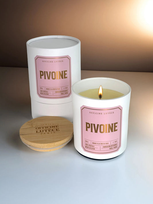 Pivoine - Bougie parfumée Officine Lutèce