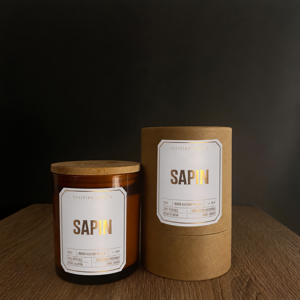 Bougie Parfumée Sapin Officine Lutèce