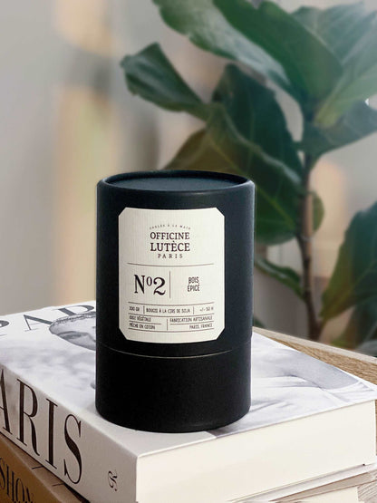 Bougie Parfumée Nº2 Bois Épicé Officine Lutèce