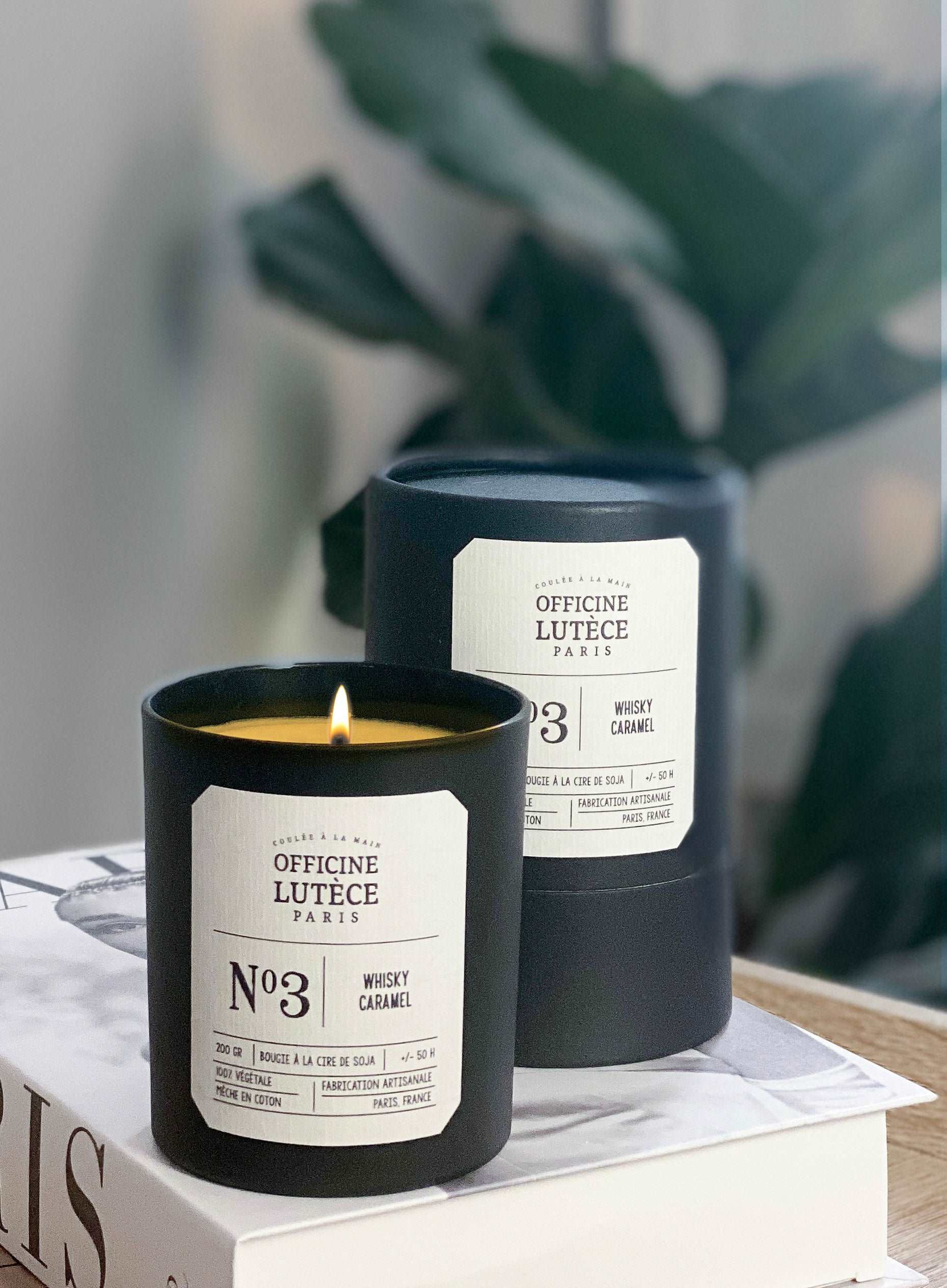 Bougie Noire Officine Lutèce